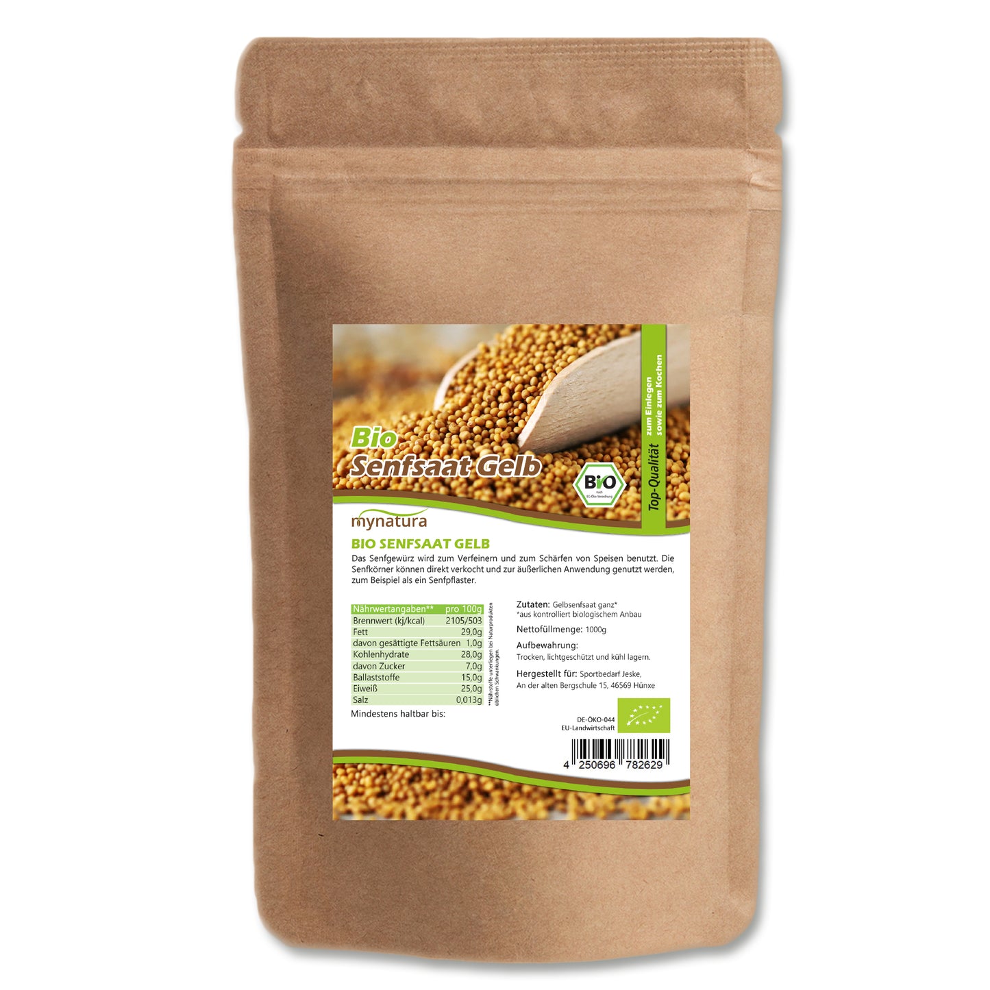 Bio Senfsaat gelb - im Beutel ab 1kg