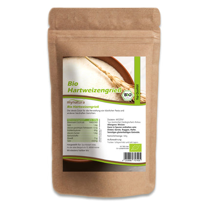 Mynatura Bio Hartweizengrieß – im Beutel ab 1kg