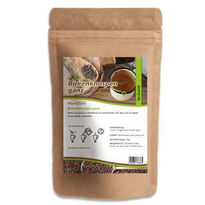 Mynatura Birkenknospen getrocknet – im Beutel ab 100g