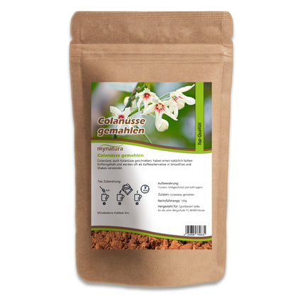 Mynatura Colanüsse gemahlen – im Beutel ab 100g
