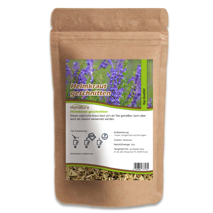 Mynatura Helmkraut getrocknet & geschnitten – im Beutel ab 100g