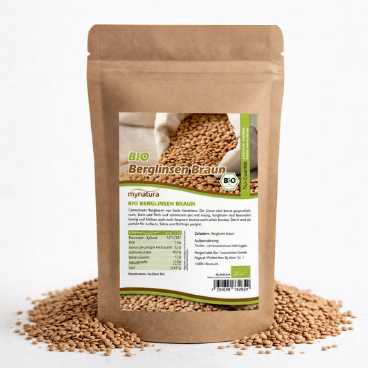 Bio Berglinsen braun - im Beutel ab 1kg