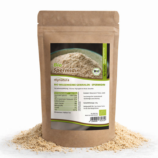 Bio Weizenkeime gemahlen Spermidin - im Beutel ab 250g