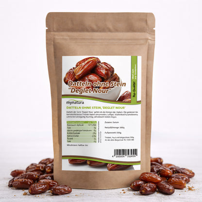 Getrocknete Datteln ohne Stein Deglet Nour - im Beutel ab 1kg