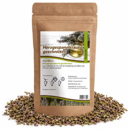 my-natura Herzgespannkraut getrocknet & geschnitten – im Beutel ab 100g