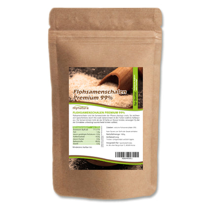 Flohsamenschalen 99% - im Beutel ab 1kg