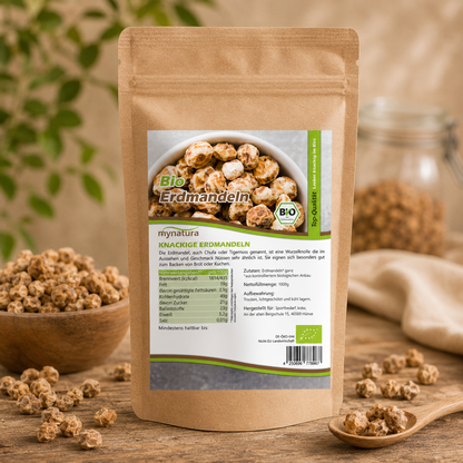Bio Erdmandeln ganz - im Beutel ab 1kg