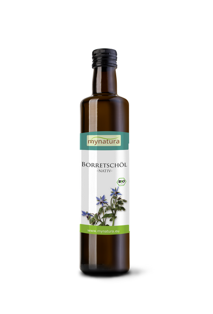 Mynatura Bio Borretschöl – kaltgepresstes Pflanzenöl - in Flasche ab 250ml