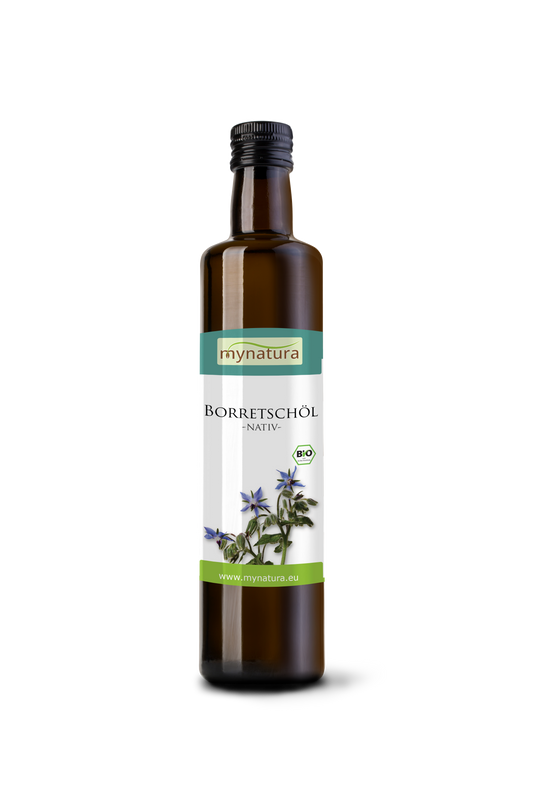 Mynatura Bio Borretschöl – kaltgepresstes Pflanzenöl - in Flasche ab 250ml