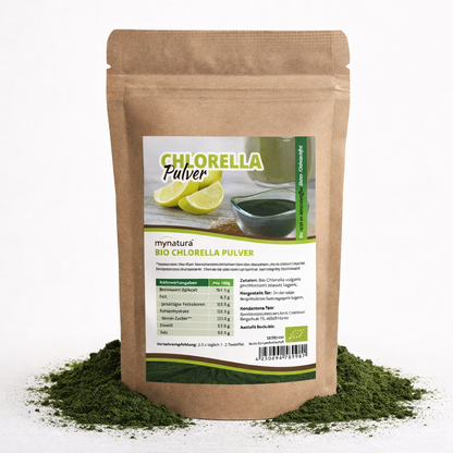 Mynatura Bio Chlorella Algenpulver im Beutel ab 250g