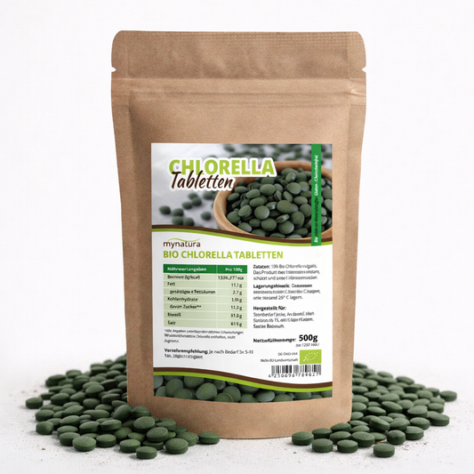 Mynatura Bio Chlorella Tabletten im Beutel ab 500g