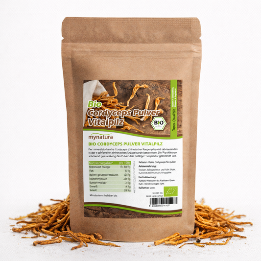 Mynatura Bio Cordyceps Pilzpulver – im Beutel ab 200g