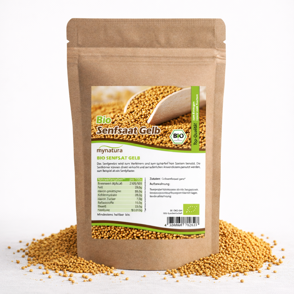 Bio Senfsaat gelb - im Beutel ab 1kg