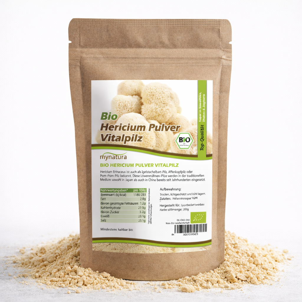Bio Hericium Pulver – im Beutel ab 200g