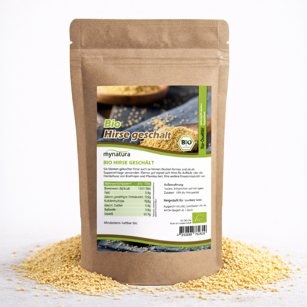 Bio Hirse geschält glutenfrei - im Beutel ab 500g