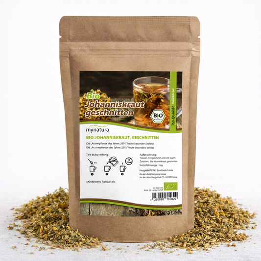 Mynatura Bio Johanniskraut geschnitten im Beutel ab 100g