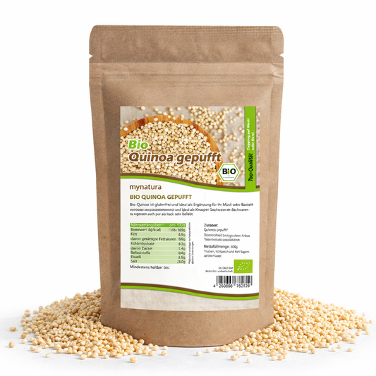 Bio gepuffter Quinoa - im Beutel ab 600g