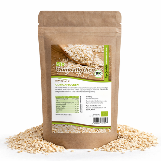 Mynatura Bio Quinoaflocken – glutenfrei - im Beutel ab 500g