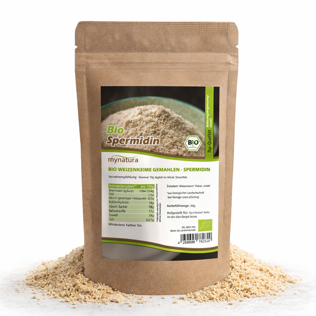 Bio Weizenkeime gemahlen Spermidin - im Beutel ab 250g