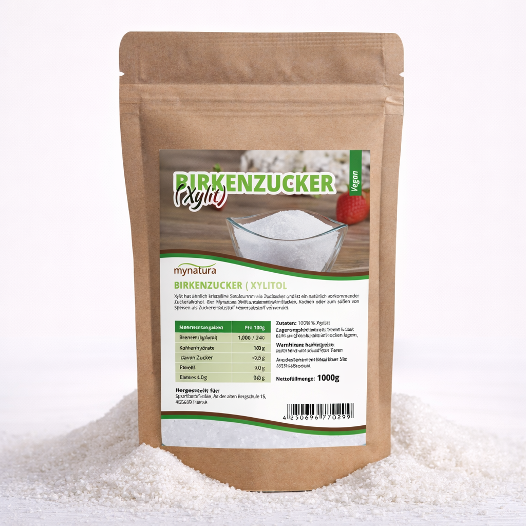 Mynatura Birkenzucker der Echte aus Finnland ohne Maiszusatz - ab 1Kg