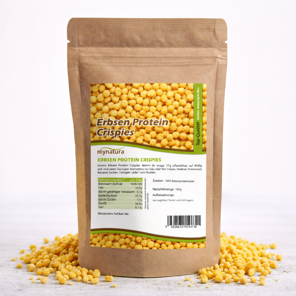 Mynatura Erbsenprotein Crispies  57% Eiweiß im Beutel ab 1kg