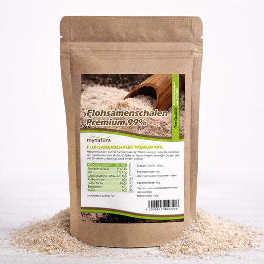 Mynatura Flohsamenschalen 99% im Beutel ab 1kg