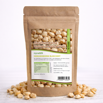 Mynatura Haselnusskerne blanchiert – im Beutel ab 1kg