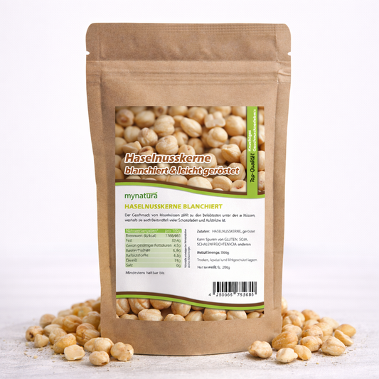 Mynatura Haselnusskerne blanchiert – im Beutel ab 1kg