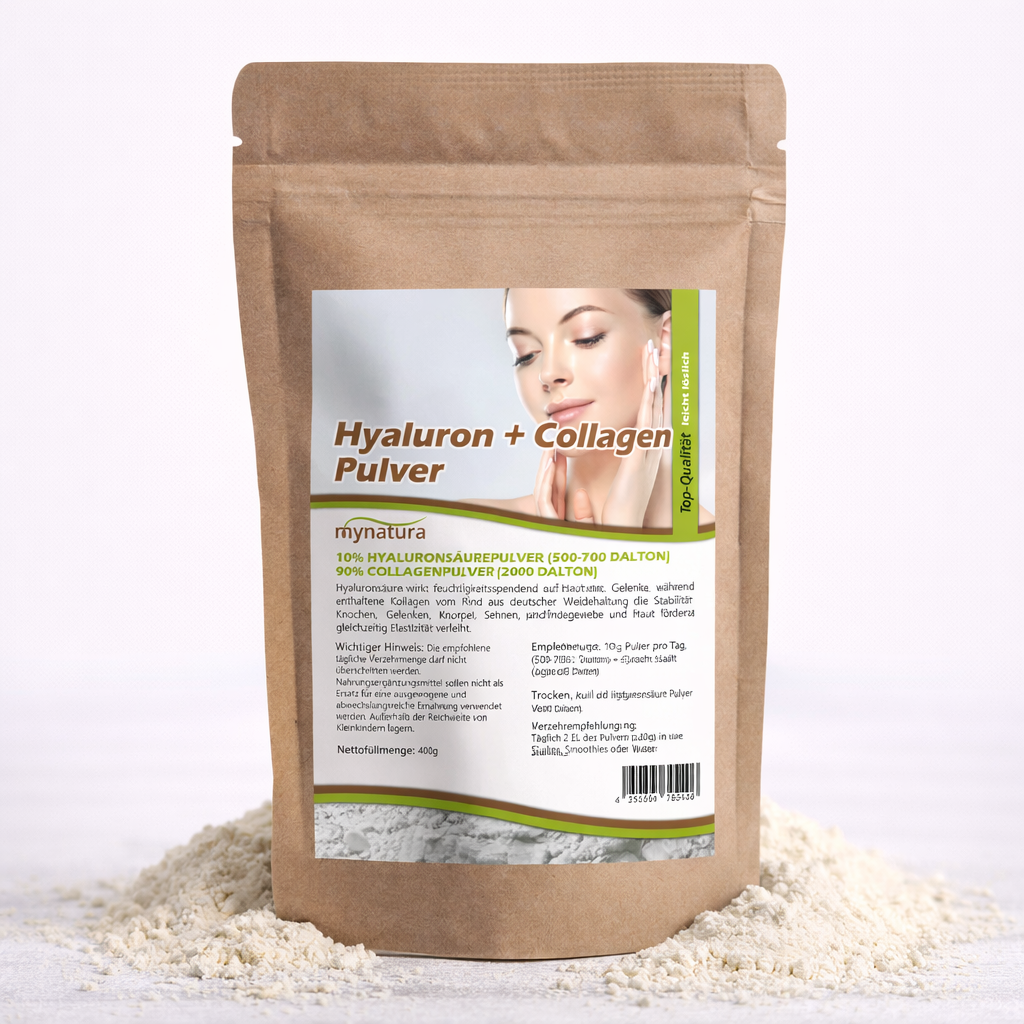 Mynatura Hyaluron + Collagen Pulver Mix – im Beutel ab 400g