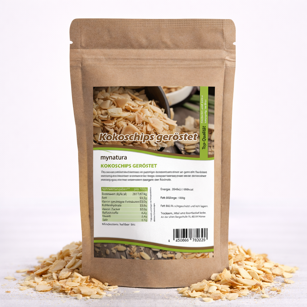Kokoschips geröstet - im Beutel ab 1kg