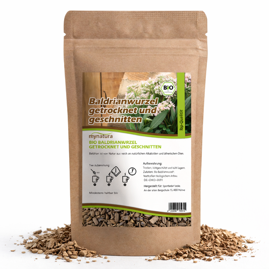 Mynatura Bio Baldrianwurzel geschnitten - im Beutel ab 100g