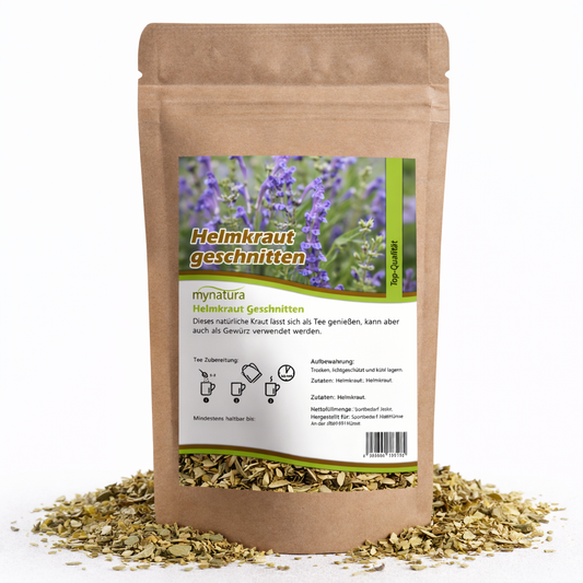 Mynatura Helmkraut getrocknet & geschnitten – im Beutel ab 100g
