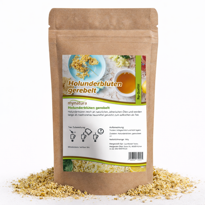 Holunderblüten gerebelt - im Beutel ab 100g