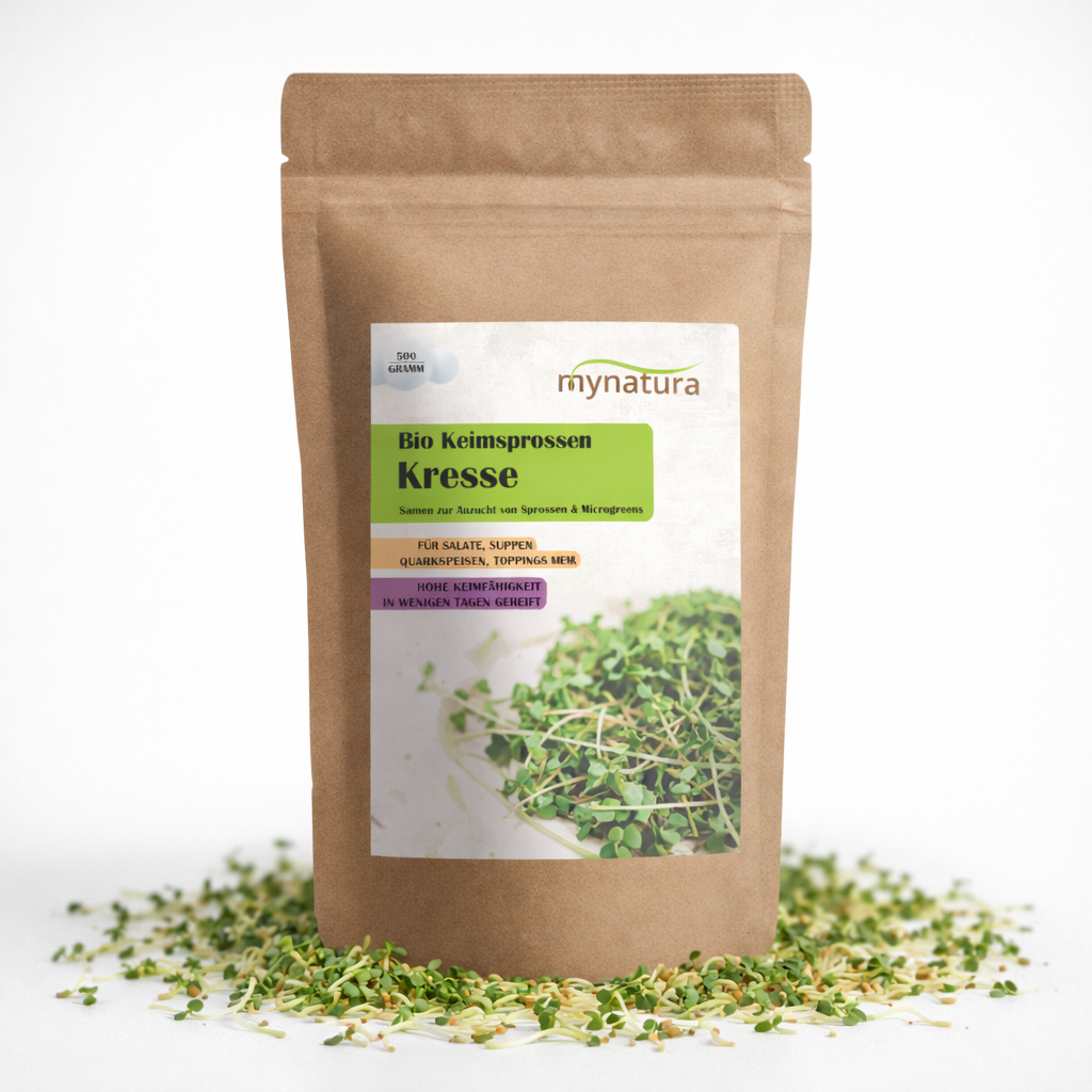 Bio Kresse Keimsprossen Gemüse - im Beutel 500g