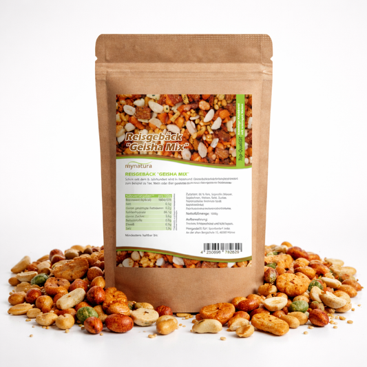 Mynatura Geisha Mix – Knusprige Reiscracker Mischung im Beutel ab 1kg