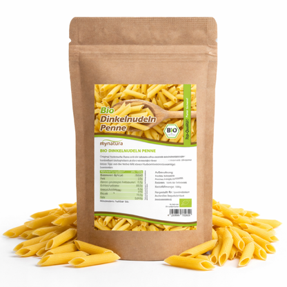 Mynatura Bio Dinkel Penne hell - im Beutel ab 1kg