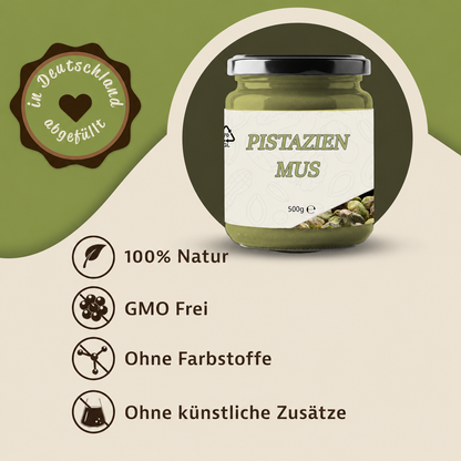 Pistazienmus - im Glas