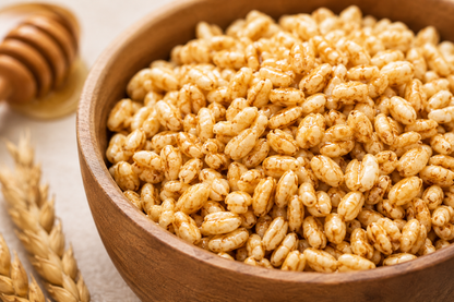 Bio Dinkel gepufft mit Honig – im Beutel ab 400g