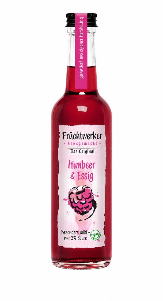Fruchtwerker Himbeer & Essig - in der Flasche 250ml