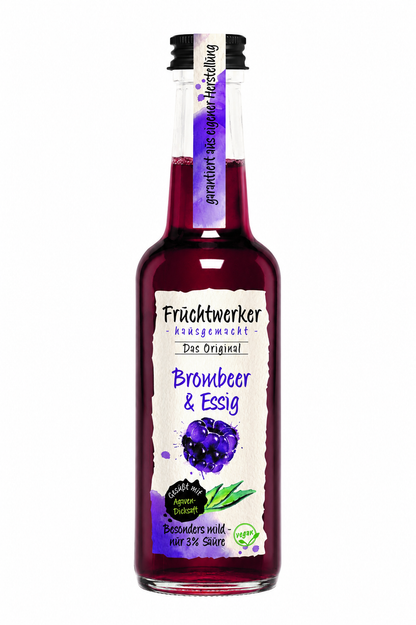 Fruchtwerker Brombeer & Essig mit Agavendicksaft - 250ml