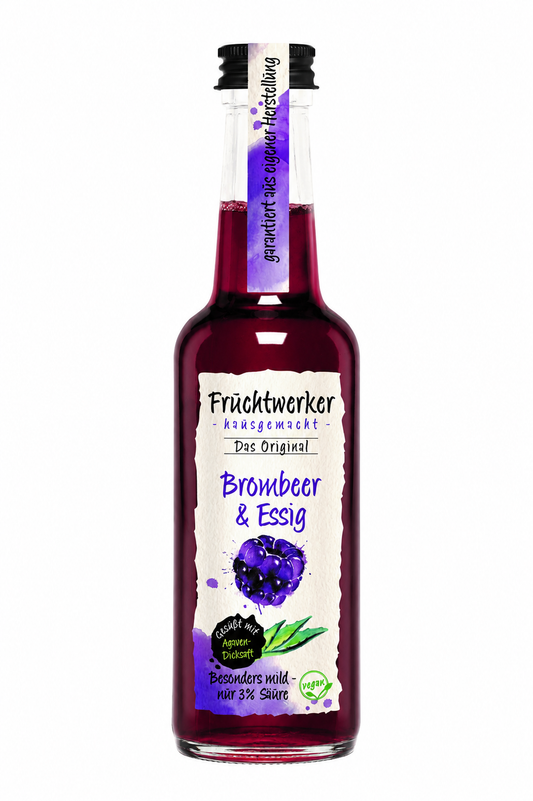 Fruchtwerker Brombeer & Essig mit Agavendicksaft - 250ml