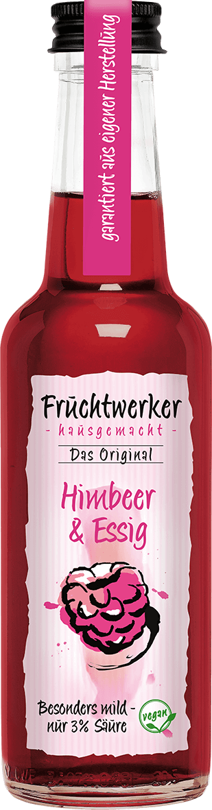 Fruchtwerker Himbeer & Essig - in der Flasche 250ml