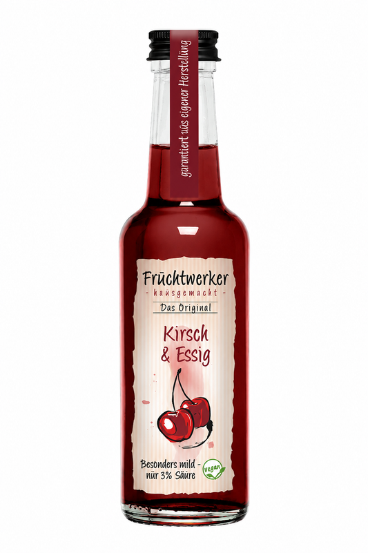 Fruchtwerker Kirsch & Essig - in der Flasche 250ml