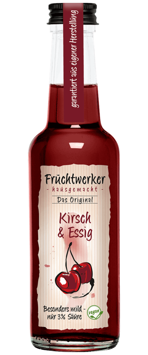 Fruchtwerker Kirsch & Essig - in der Flasche 250ml