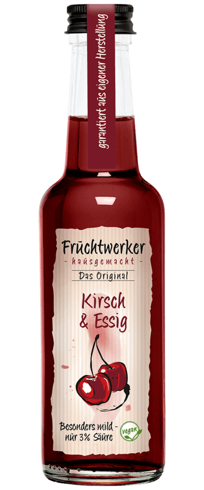 Fruchtwerker Kirsch & Essig - in der Flasche 250ml