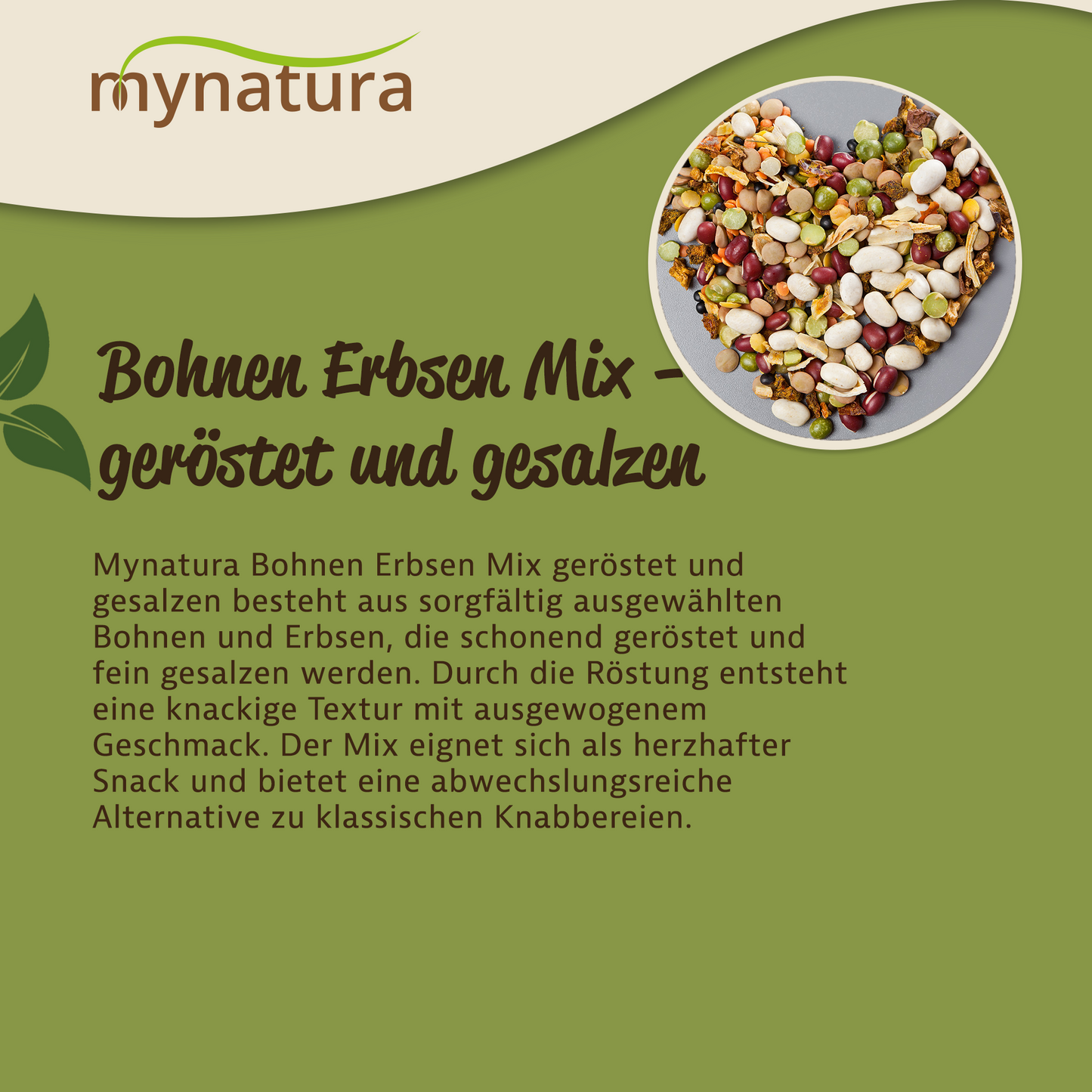 Gerösteter Bohnen-Erbsen-Mix – im Beutel ab 1kg