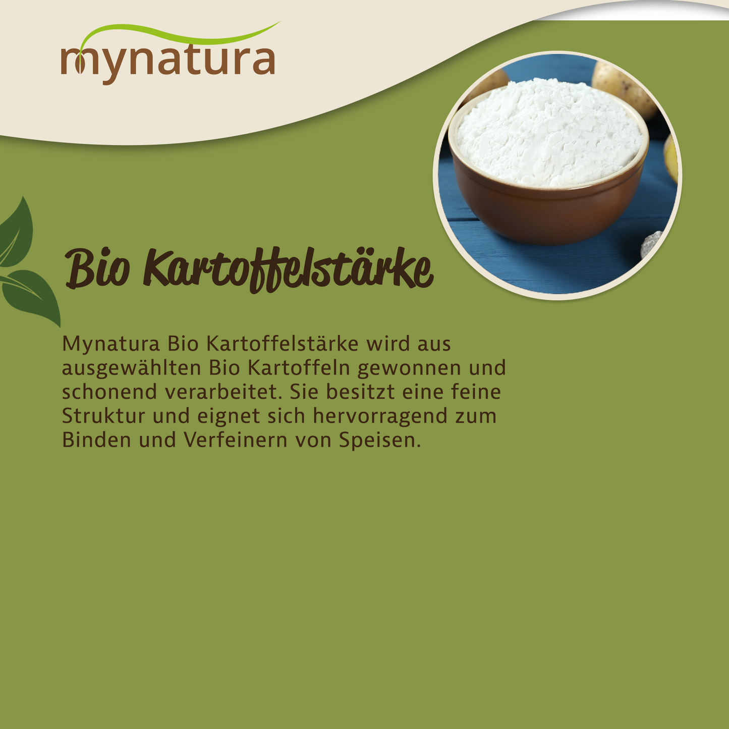 Mynatura Bio Kartoffelstärke – im Beutel ab 500g