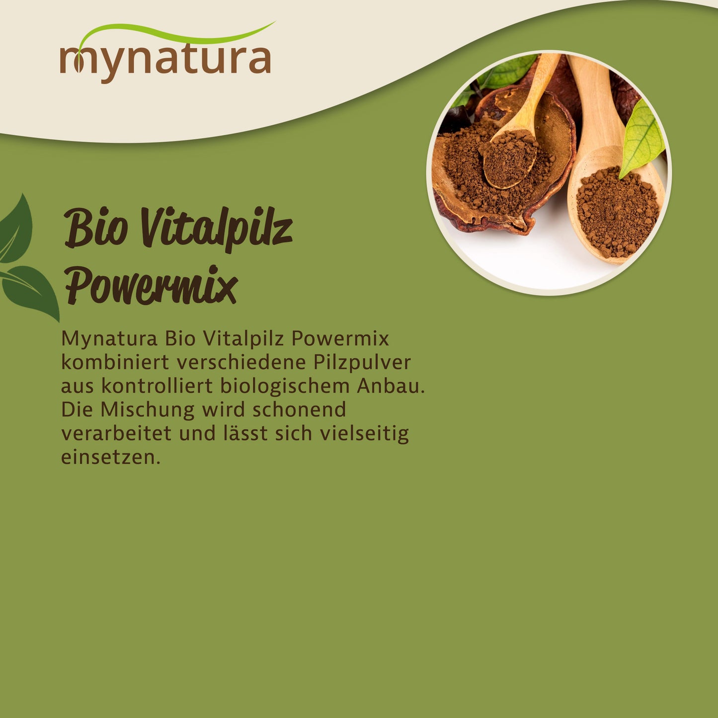 Mynatura Bio Vitalpilz Powermix im Beutel ab 100g