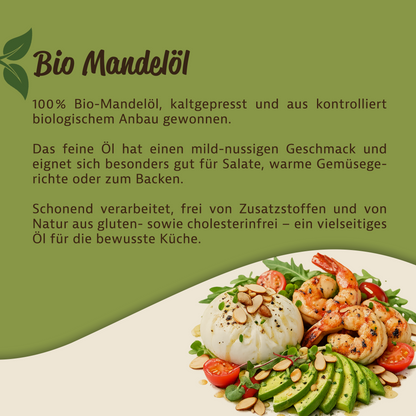 Mynatura Bio Mandelöl kaltgepresst – in der Flasche ab 250ml