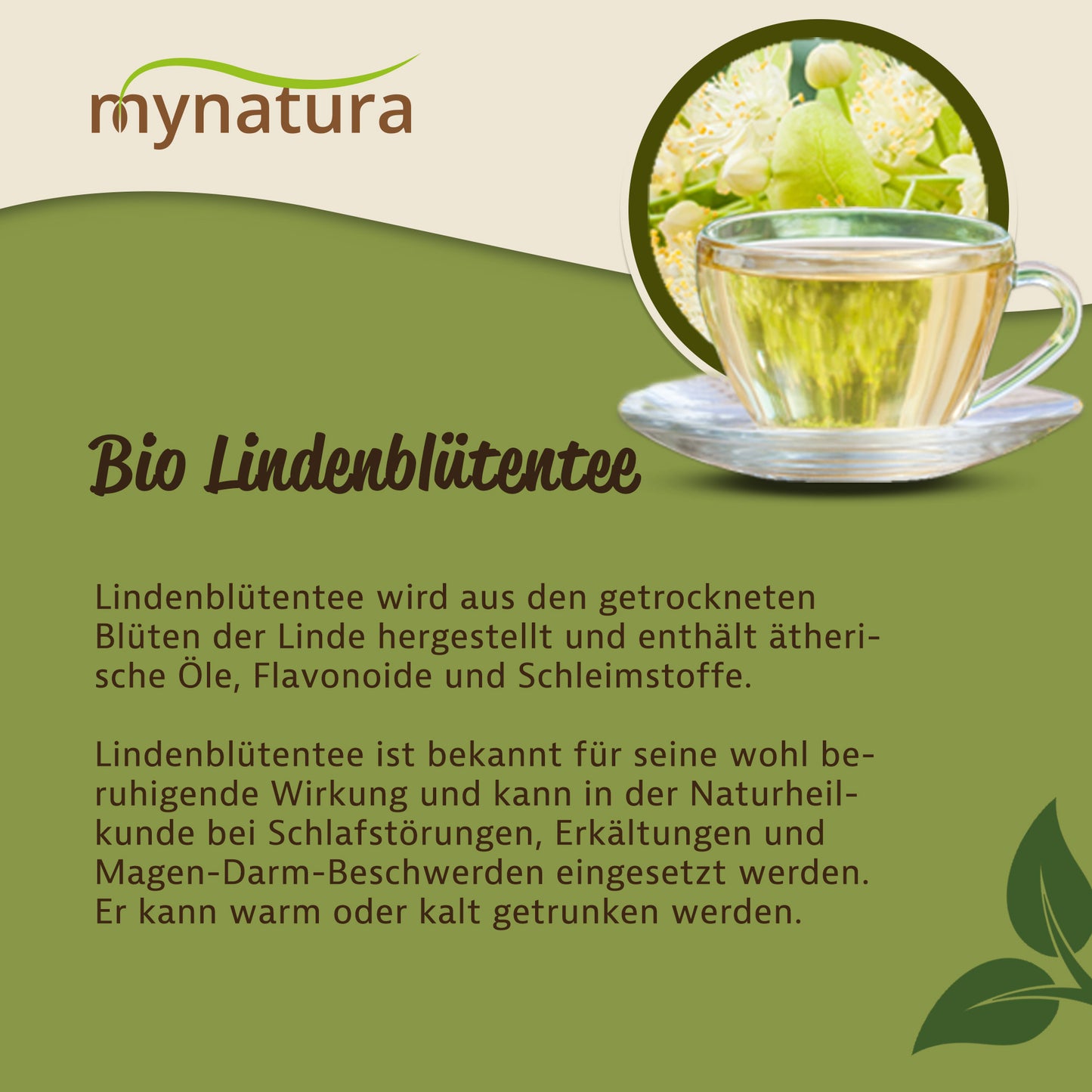 Mynatura Bio Lindenblütentee im Beutel ab 200g